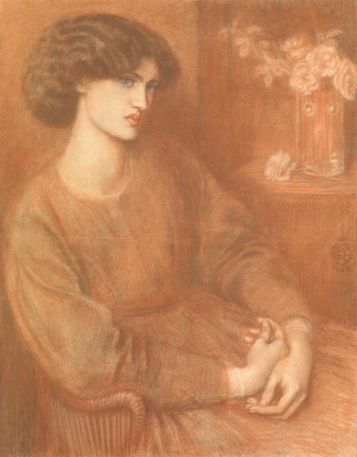 Jane Morris (1868), Dante Gabriel Rossetti. The Maas Gallery (£2.5m)