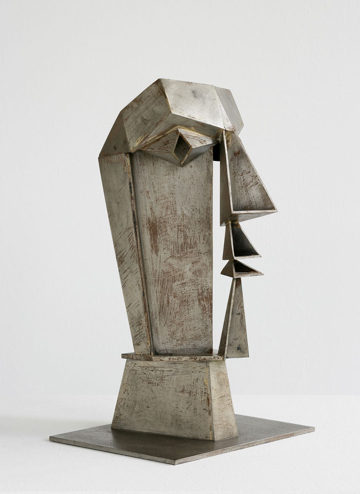 Männlicher Kopf/Male Head (1942) Hans Uhlmann.