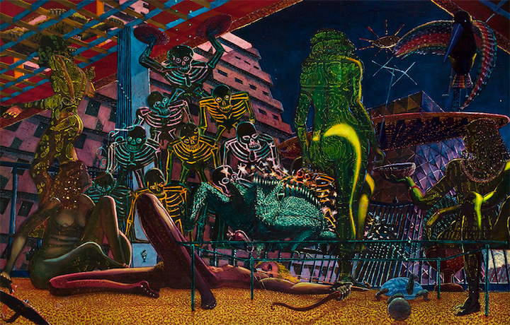 Las Tropicanas (1972–73), Eduardo Carrillo. Courtesy of Crocker Art Museum
