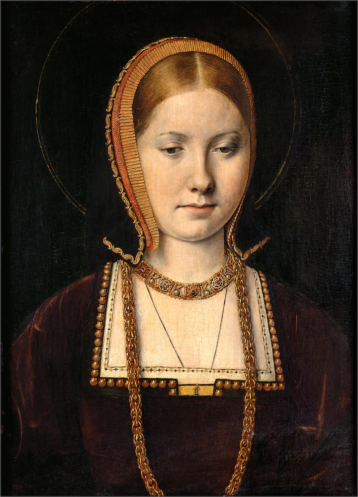 Mary Rose Tudor (1496–1533), Sister of Henry VIII of England (c. 1514), Michel Sittow. Courtesy of Kunsthistorisches Museum Vienna