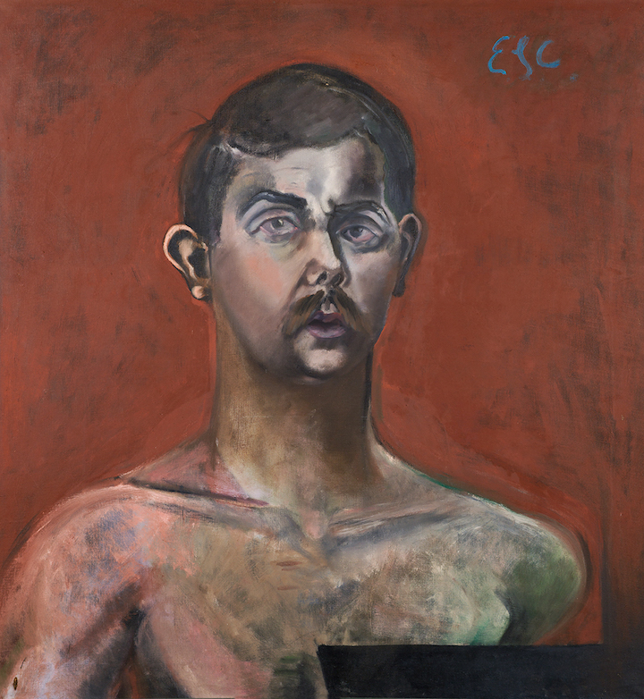 Self-Portrait (1960), Eduardo Carrillo. Courtesy of Pasadena Museum of California Art
