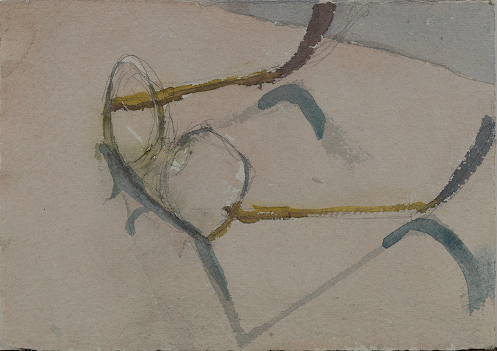 Ed's Glasses (date unknown), Eduardo Carrillo. Courtesy of Pasadena Museum of California Art