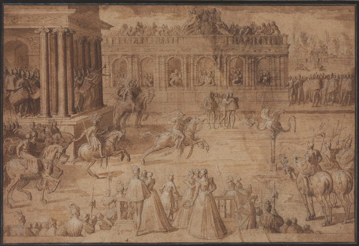 Game of Quintain (1575–80), Antoine Caron. Courtesy of The Courtauld Gallery, London