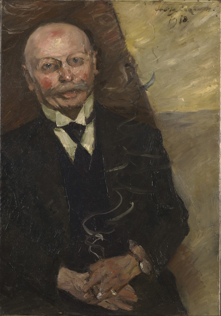 Portrait of the Art Dealer Heinrich Thannhauser (1918), Lovis Corinth. Courtesy of Kimbell Art Museum