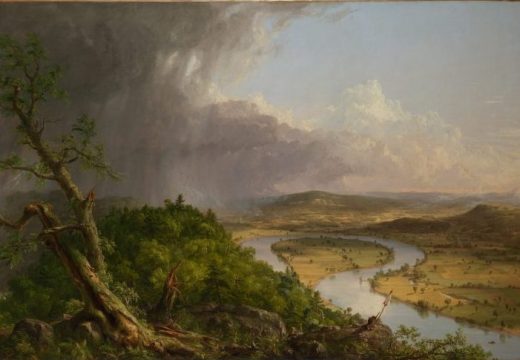 View from Mount Holyoke, Northampton, Massachusetts, after a Thunderstorm–The Oxbow, (1836), Thomas Cole, Metropolitan Museum of Art