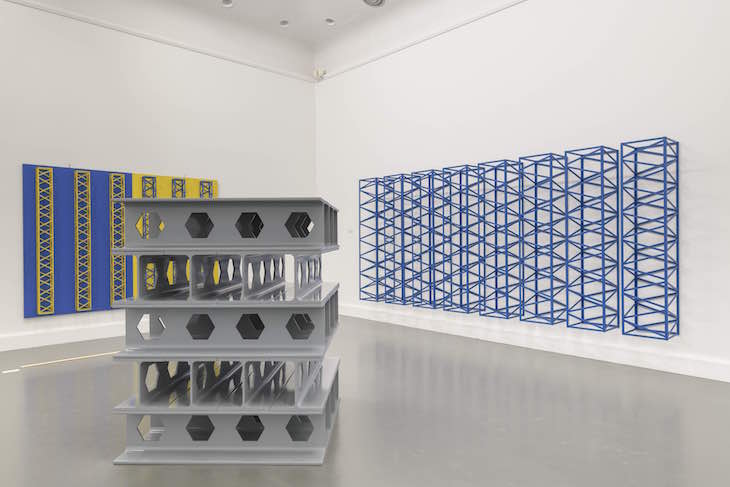 Installation view, 'Rasheed Araeen: A retrospective', at the Van Abbemuseum, Eindhoven, 2017