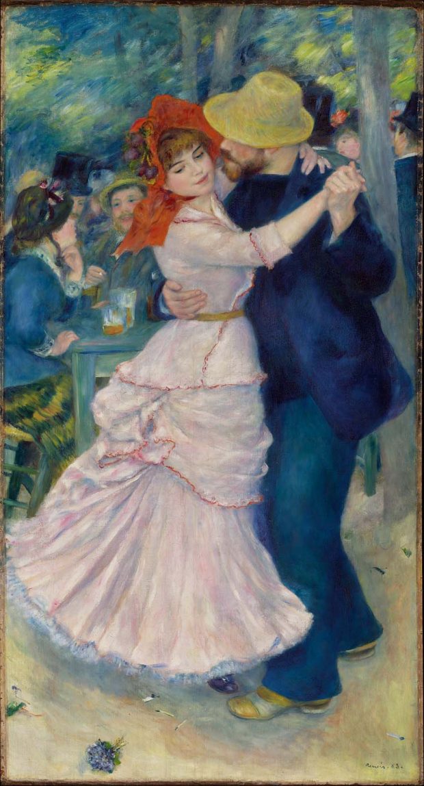 Dance at Bougival, (1883), Pierre-August Renoir, Museum of Fine Arts, Boston