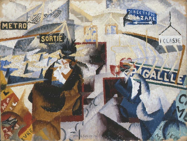 Le Nord-Sud (1912), Gino Severini. Courtesy: Pinacoteca di Brera, Milan