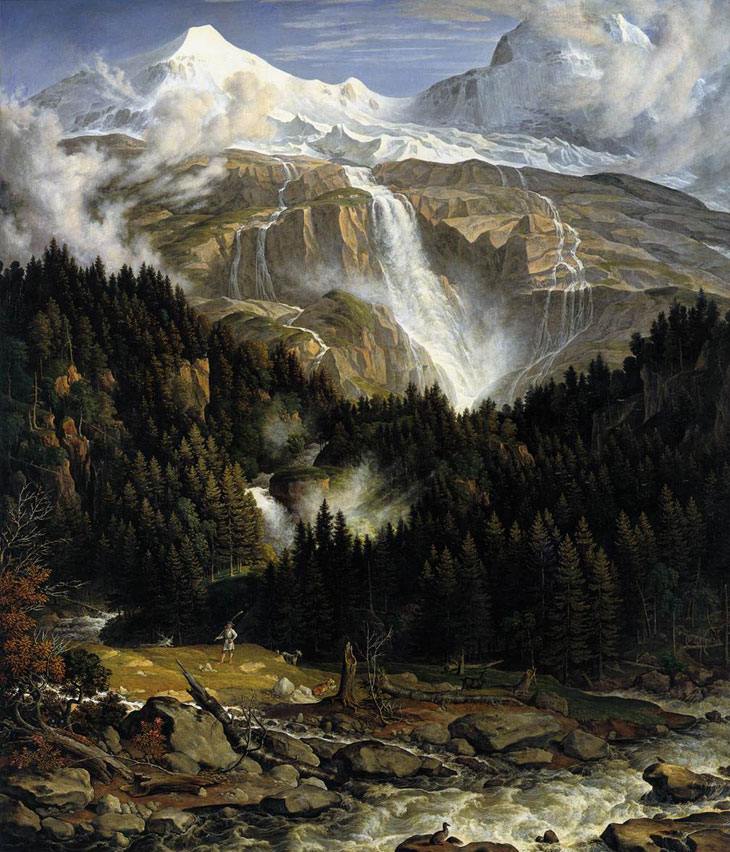 he Schmadribach Falls (1821/22), Joseph Anton Koch. Neue Pinakothek