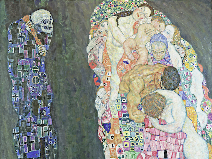 Death and Life (detail; 1910/11, reworked 1915/16), Gustav Klimt. Photo: Leopold Museum, Wien