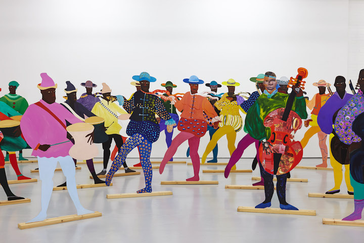 Naming the Money (detail; 2014), Lubaina Himid. Courtesy the artist, Hollybush Gardens and National Museums Liverpool, International Slavery Museum © Spike Island, Bristol. Photo credit: Stuart Whipps