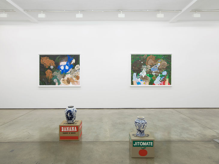 Installation view, 'Eduardo Sarabia', Maureen Paley, London, 2018