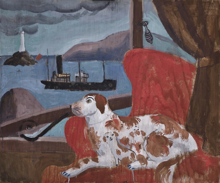 China Dogs in a St. Ives Window (1926), Christopher Wood. Courtesy of Pallant House Gallery