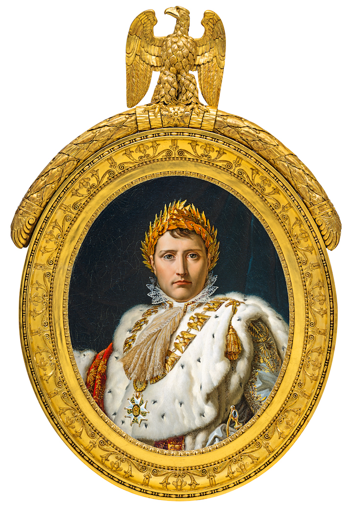 Bust-length Portrait of Napoleon in Coronation Robes (c. 1805–1814), workshop of François-Pascal-Simon Gérard. Photo: MMFA, Christine Guest.