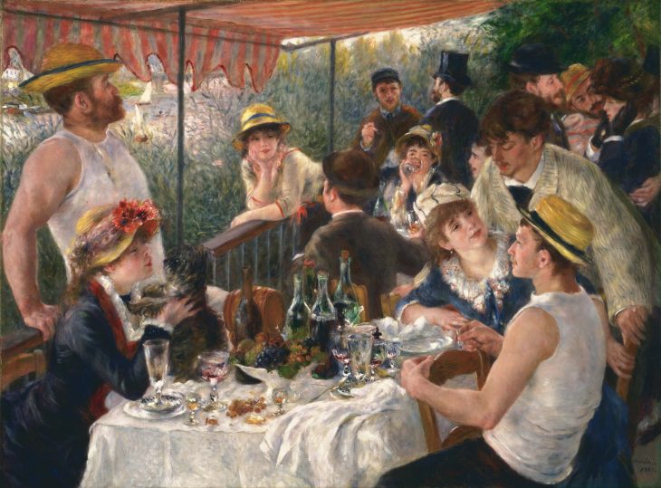 Luncheon of the Boating Party, (1880–81), Pierre-Auguste Renoir. Dallas Museum of Art