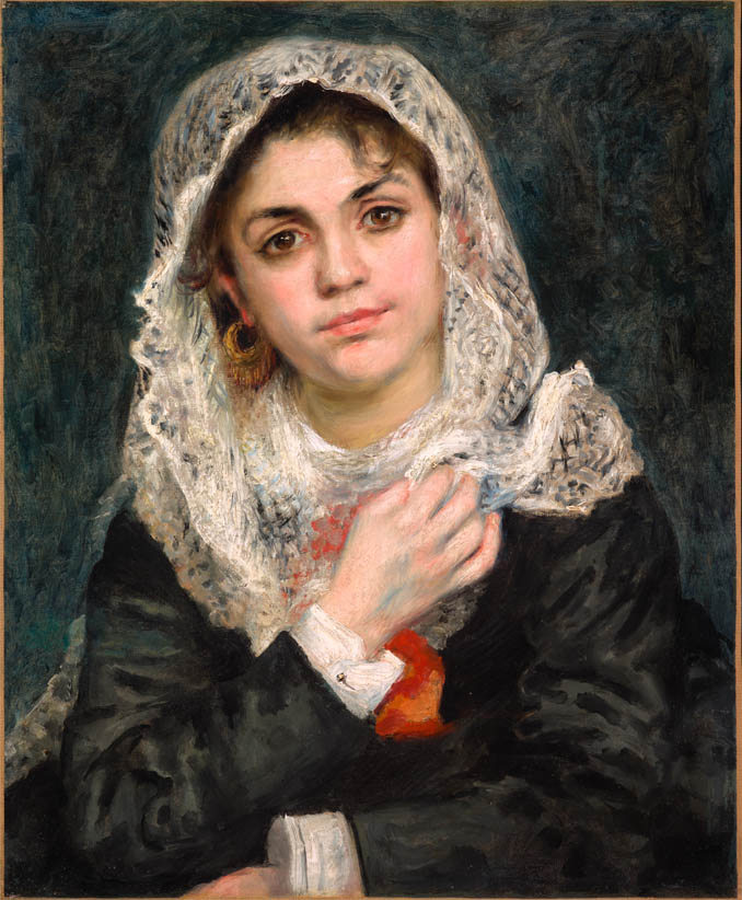 Lise in a White Shawl, (1872), Pierre-Auguste Renoir, Dallas Museum of Art