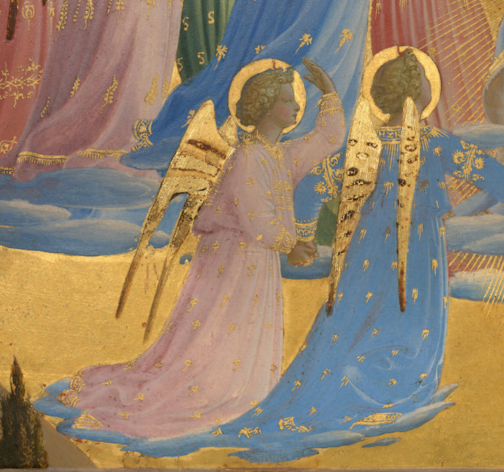 The Dormition and Assumption of the Virgin (detail; 1424-34), Fra Angelico. Courtesy of Isabella Stewart Gardner Museum, Boston