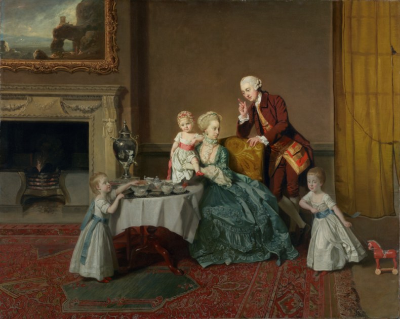 Lord Willoughby de Broke and his Family, (c. 1766), Johan Zoffany.