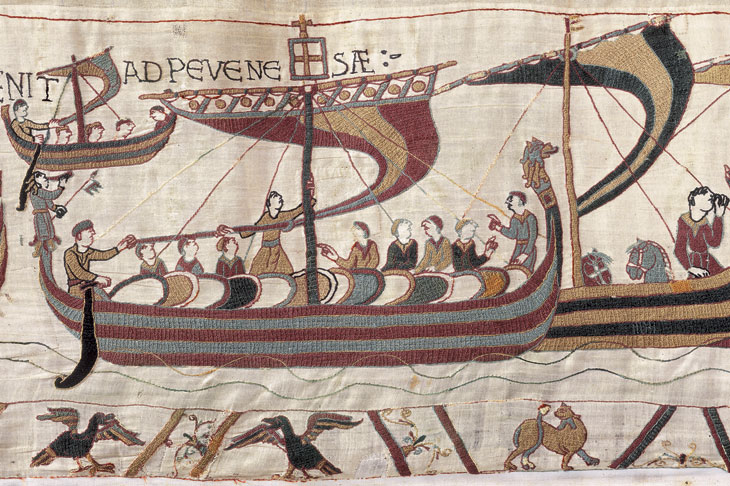 A section of the Bayeux Tapestry.
