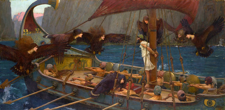 Ulysses and the Sirens (1891), J.W. Waterhouse. National Gallery of Victoria