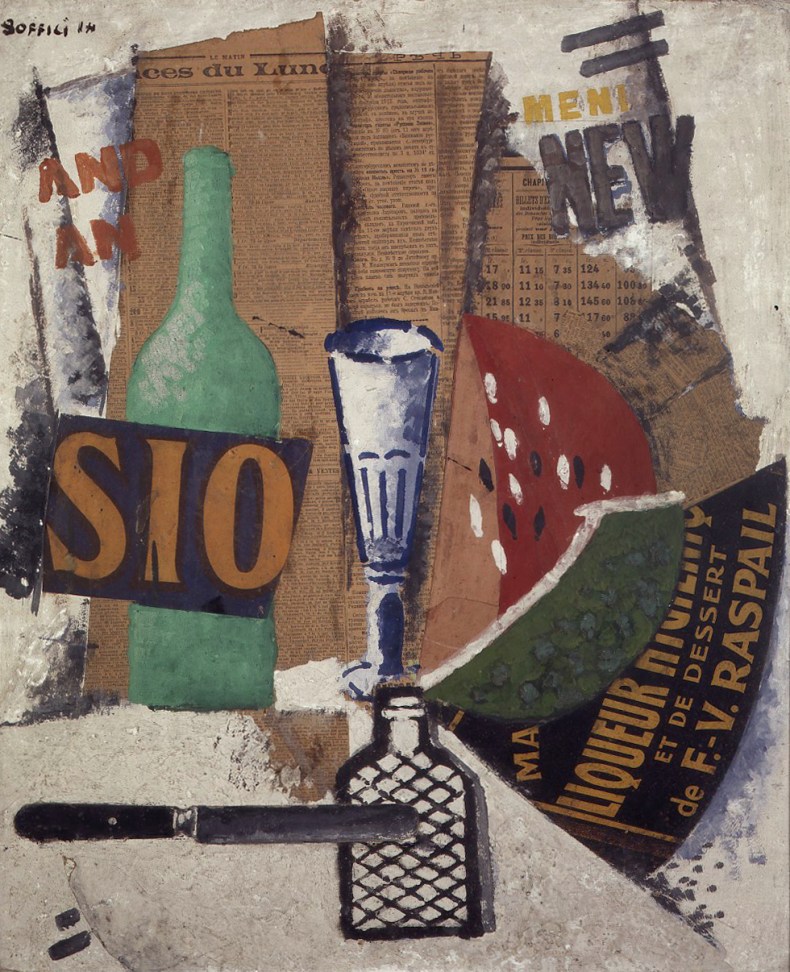 Watermelon and Liqueurs (1914), Ardengo Soffici.