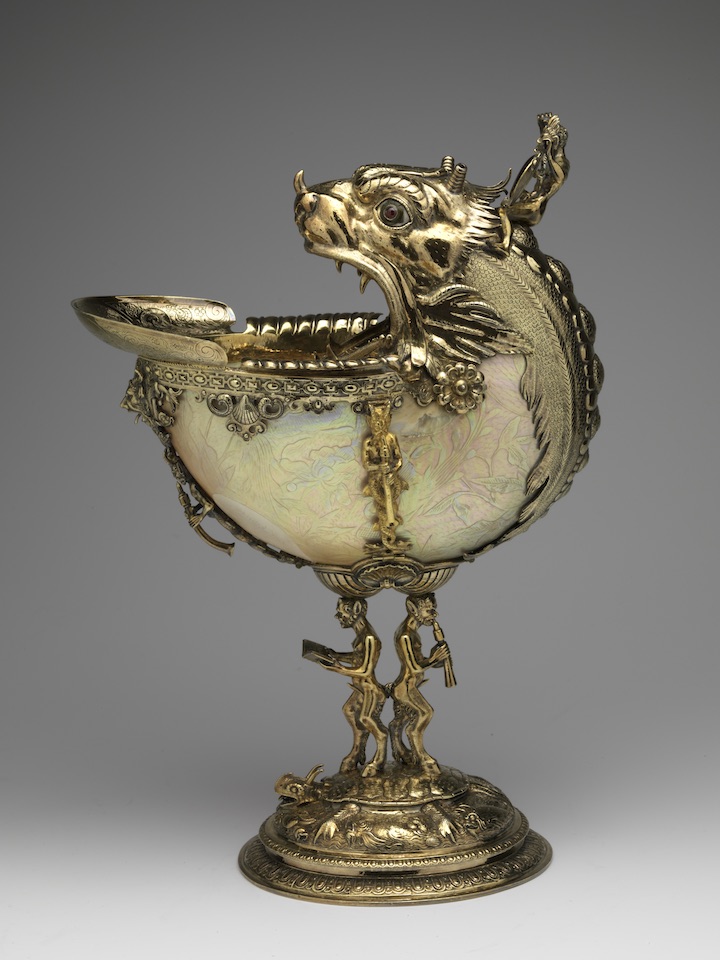 Nautilus cup, ca. 1630–60, artisti unknown (Dutch). Courtesy of the Rijksmuseum, Amsterdam