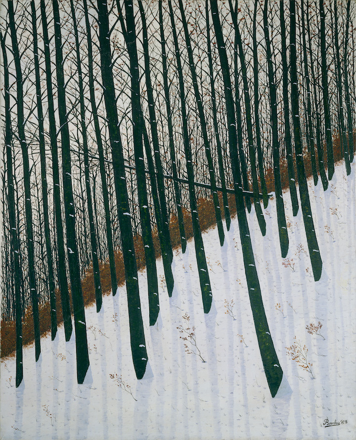 The Forest: Winter (c. 1925/1930), Camille Bombois. Courtesy Kunsthaus Zürich, © 2017 ProLitteris, Zurich