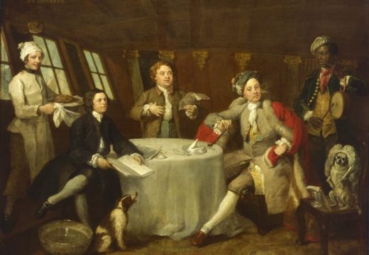 Captain Lord George Graham in his Cabin, (c. 1745), William Hogarth. National Maritime Museums, Greenwich