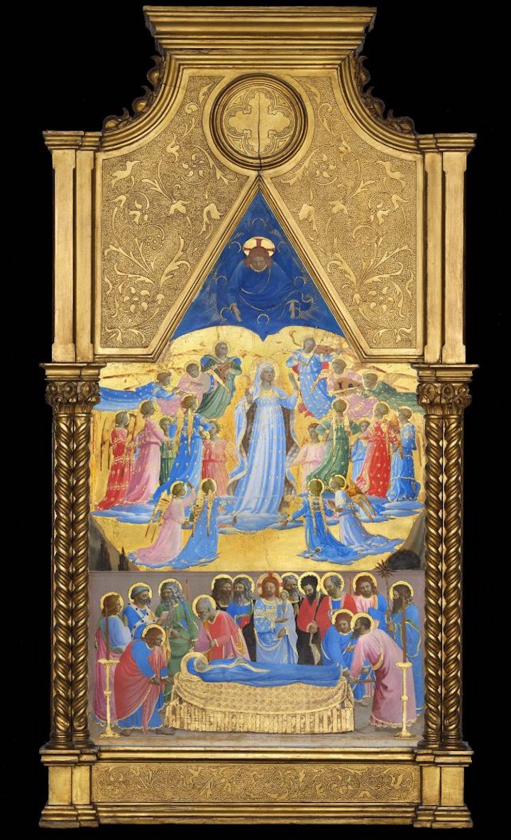 The Dormition and Assumption of the Virgin (1424-34), Fra Angelico. Courtesy of Isabella Stewart Gardner Museum, Boston