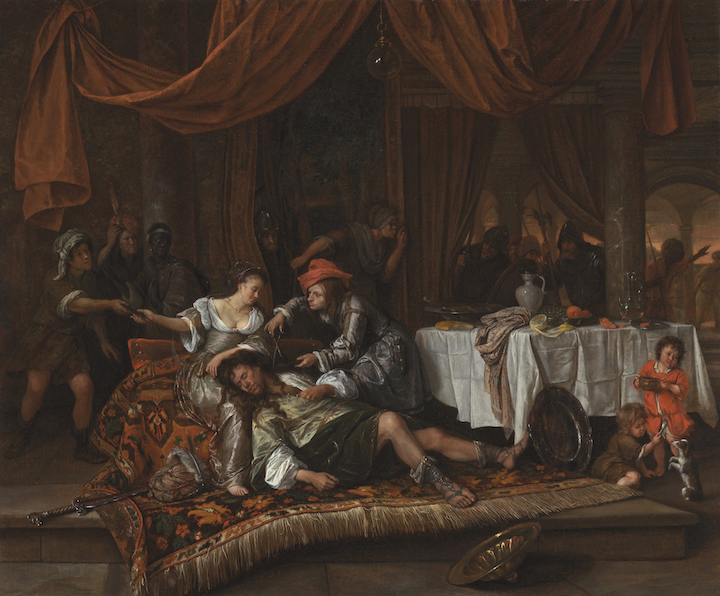 Samson and Delilah (1668), Jan Steen. Los Angeles County Museum of Art