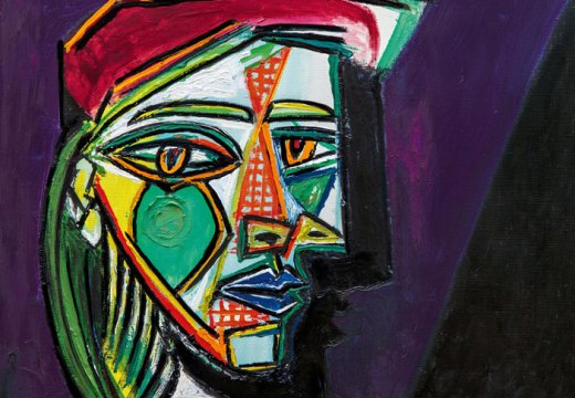Femme au béret et à la robe quadrillée (Marie-Thérèse Walter) Pablo Picasso (1937).