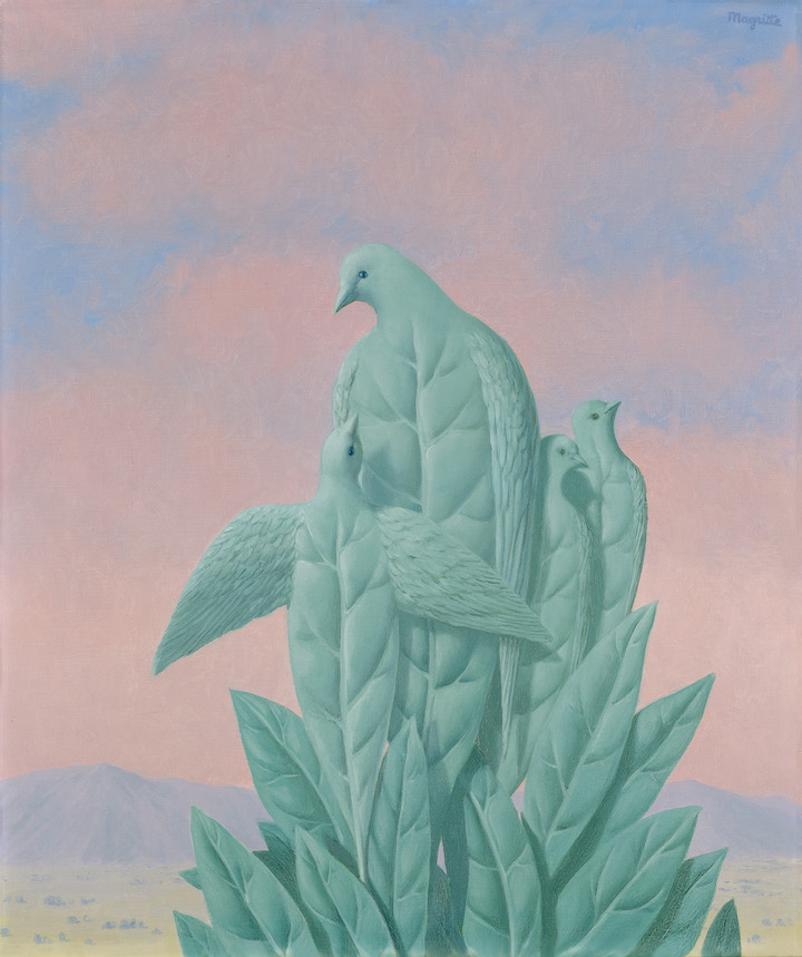 The Natural Graces (1964), René Magritte. Courtesy Kunsthaus Zürich, © 2017 ProLitteris, Zurich
