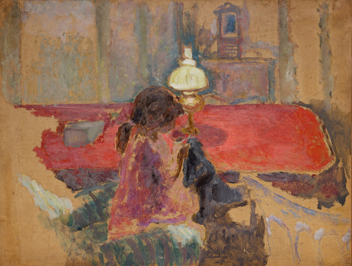 Woman with a Lamp (1909), Pierre Bonnard. Courtesy of the Dallas Museum of Art