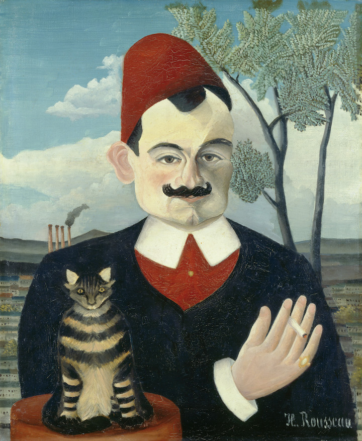 Portrait of Mr. X (Pierre Loti) (1906), Henri Rousseau. Courtesy of Kunsthaus Zürich