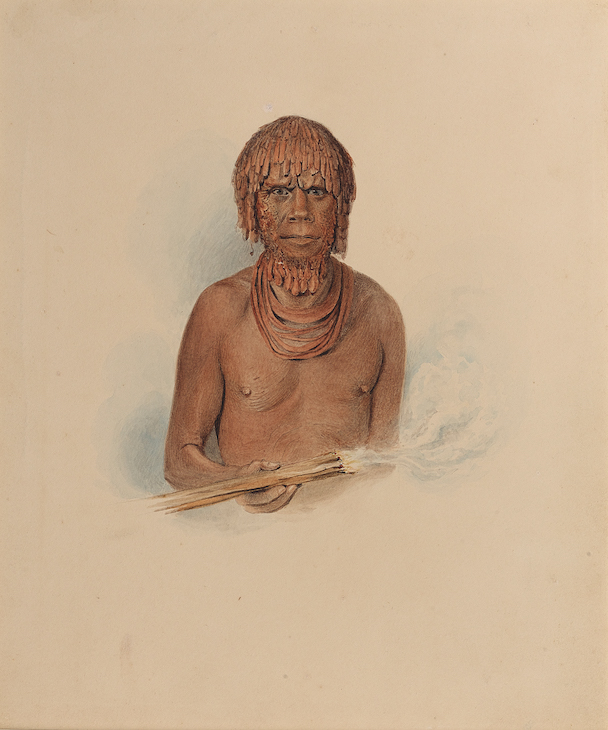 Manalargenna (1831–35), Thomas Bock. Courtesy of the Trustees of the British Museum