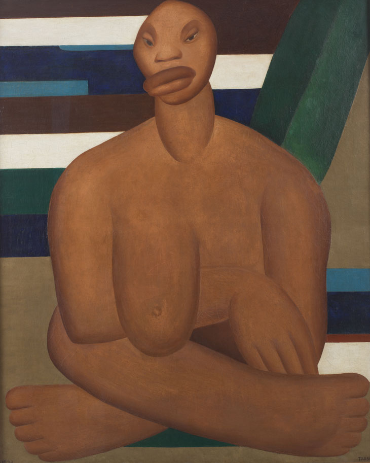 A Negra (1923), Tarsila do Amaral. Museo de Arte Contemporânea de Universidade de São Paulo.