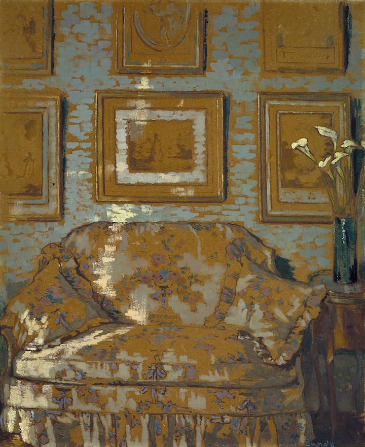The Chintz Couch (c. 1910-11), Ethel Sands. © The estate of Ethel Sands