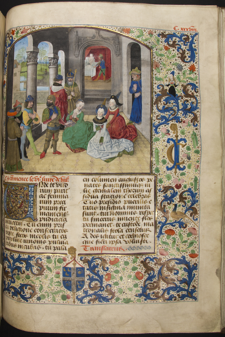 Valerius Maximus's, Faits et dits mémorables manuscript ordered by Abbot Jan Crabbe. © Lukas - Art in Flanders, Photo: Dominique Provost