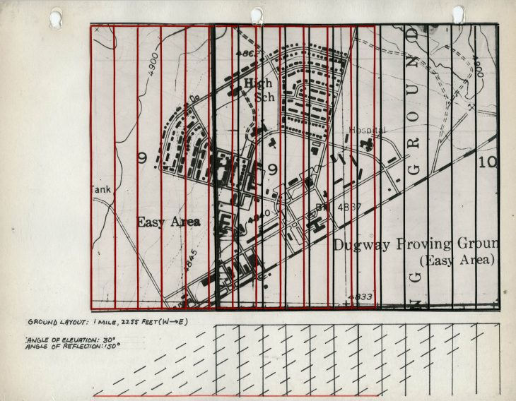 Parallel Grid Proposal for Dugway Proving Grounds Headquarters, Adrian Piper