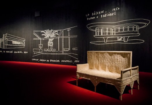 Installation view of 'Yto Barrada: Agadir' at The Curve, Barbican Centre, 2018.