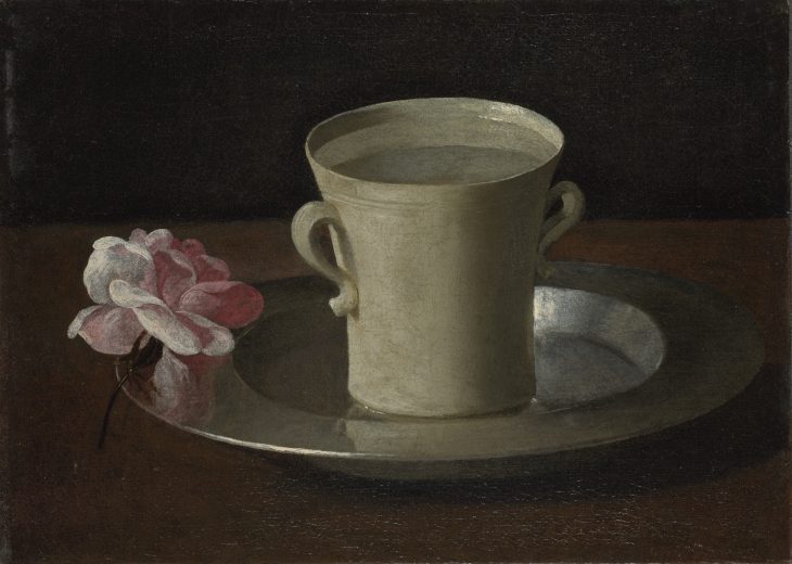 A Cup of Water and a Rose, Francisco de Zurbarán