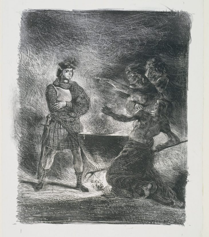 Macbeth and the Witches, Eugène Delacroix