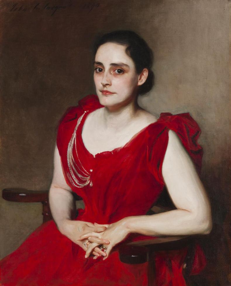Lizzie B. Dewey (Mrs. Francis Henshaw Dewey II), 1890, John Singer Sargent, Worcester Art Museum, Massachusetts