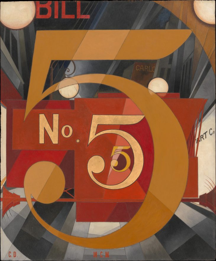 I Saw the Figure 5 in Gold, Charles Demuth