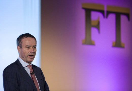 Editor of the Financial Times Lionel Barber, tipped to be next chairman of the Tate