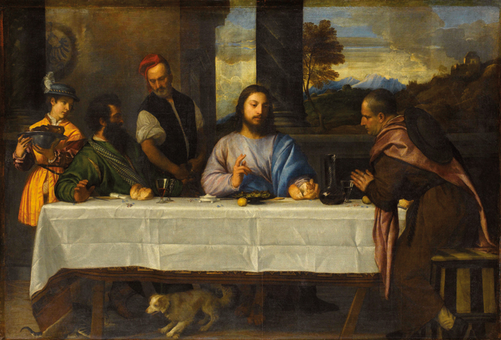 The Supper at Emmaus (c. 1534), Titian. Musée du Louvre, Paris.