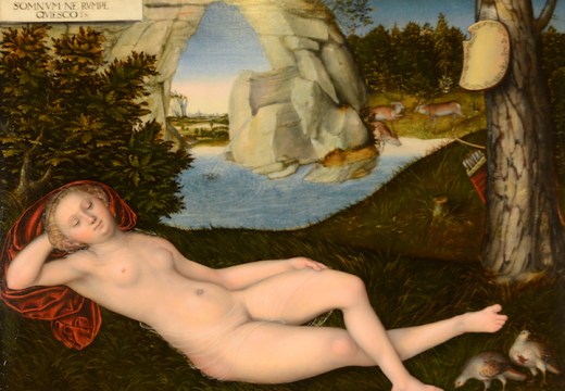 Nymph of the Spring (ca. 1540), Lucas Cranach the Younger. Courtesy of The San Diego Museum of Art