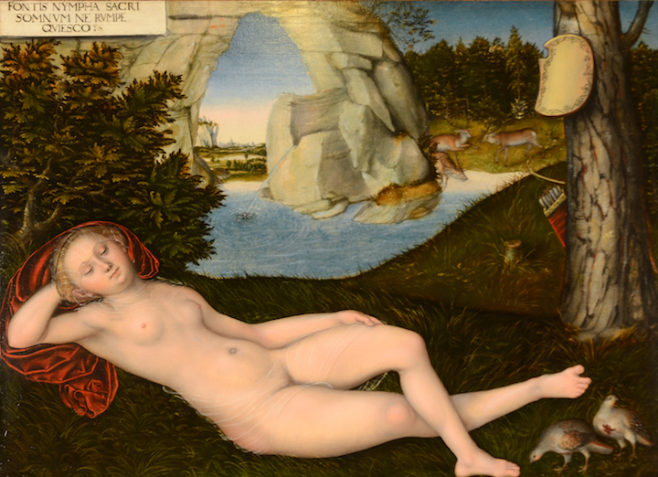 Nymph of the Spring (ca. 1540), Lucas Cranach the Younger. Courtesy of The San Diego Museum of Art