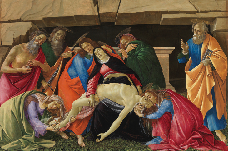 Lamentation over the Dead Christ (c. 1490/95), Sandro Botticelli.
