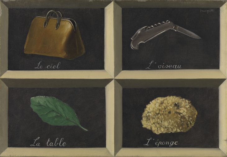 La clef des songes, (1927), René Magritte, Courtesy Bpk/Bayerische Staatsgemäldesammlungen; © ADAGP, Paris and DACS, London 2018